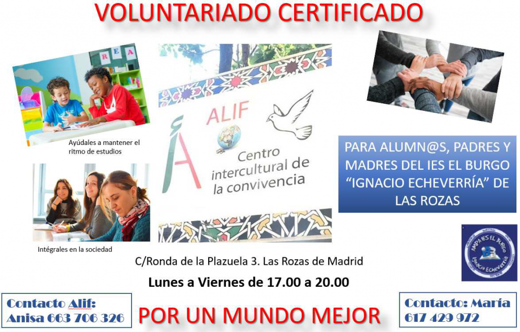 ¡SE BUSCAN VOLUNTARI@S!